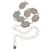 Western Concho Chain Link Belt